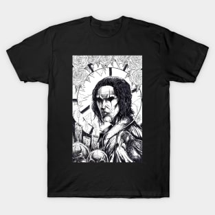 The Crow illustrated by Michael Mettlen Art T-Shirt